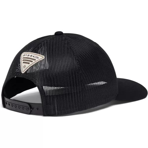 Columbia Womens PHG Game Flag Mesh Snap BackHighBlack