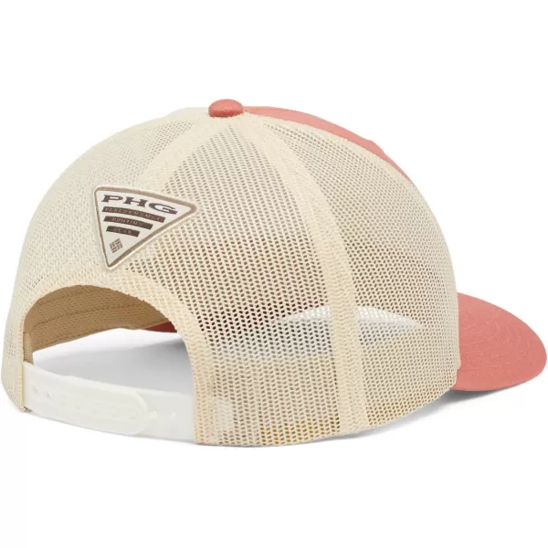 Columbia Womens PHG Game Flag Mesh Snap BackHighDark CoralFossil