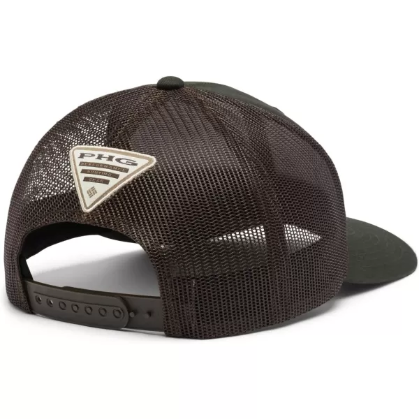 Columbia Womens PHG Game Flag Mesh Snap BackHighDark ForestCordovan