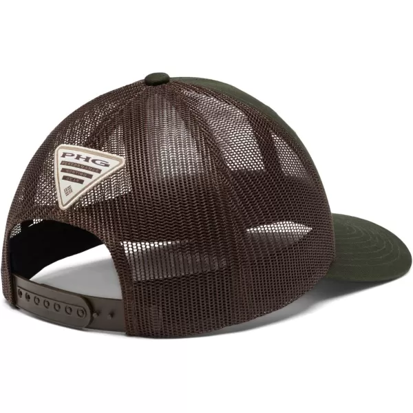 Columbia Womens PHG Game Flag Mesh Snap BackHighDark ForestCordovan