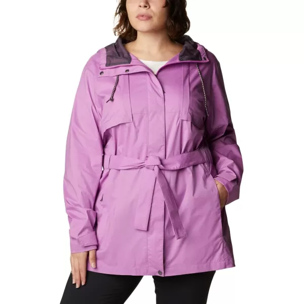 Columbia Womens Pardon My Trench Rain JacketBlossom Pink