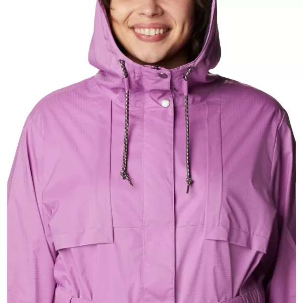 Columbia Womens Pardon My Trench Rain JacketBlossom Pink