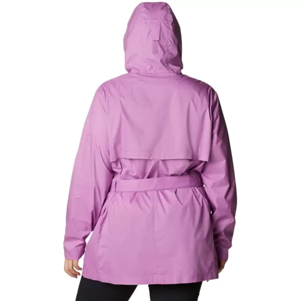 Columbia Womens Pardon My Trench Rain JacketBlossom Pink