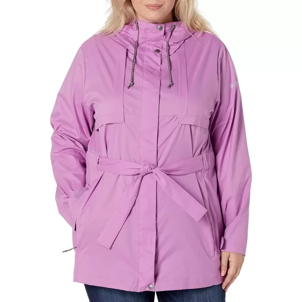 Columbia Womens Pardon My Trench Rain JacketBlossom Pink