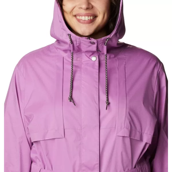 Columbia Womens Pardon My Trench Rain JacketBlossom Pink