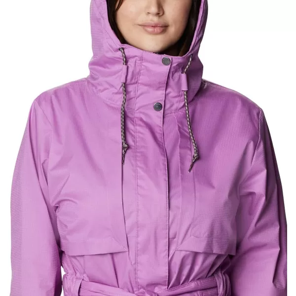 Columbia Womens Pardon My Trench Rain JacketBlossom Pink