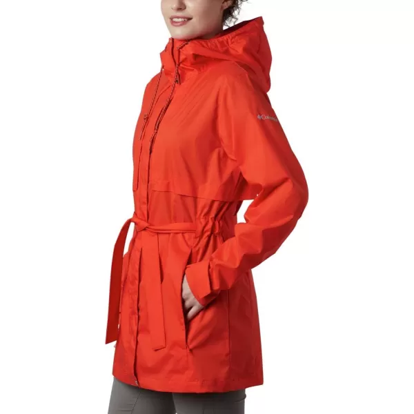 Columbia Womens Pardon My Trench Rain JacketBold Orange