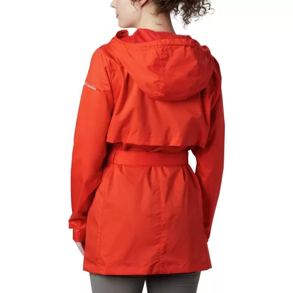 Columbia Womens Pardon My Trench Rain JacketBold Orange