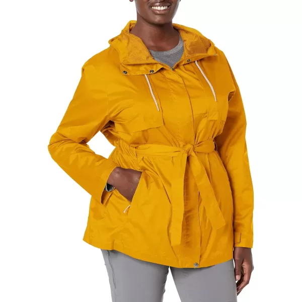 Columbia Womens Pardon My Trench Rain JacketBright Gold