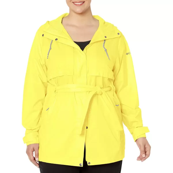 Columbia Womens Pardon My Trench Rain JacketButtercup