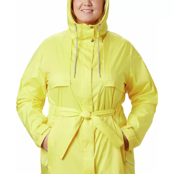 Columbia Womens Pardon My Trench Rain JacketButtercup