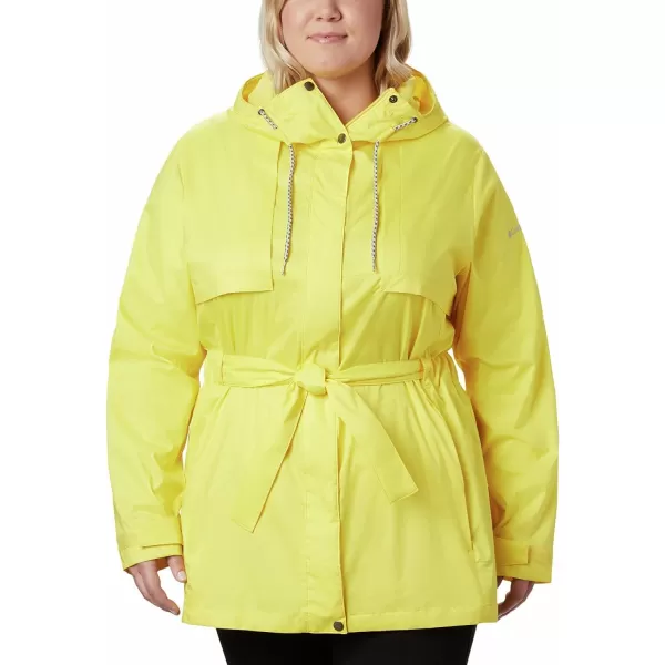 Columbia Womens Pardon My Trench Rain JacketButtercup