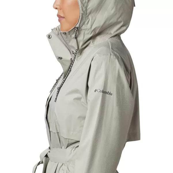 Columbia Womens Pardon My Trench Rain JacketFlint Grey