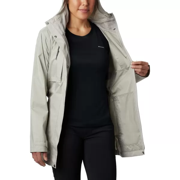 Columbia Womens Pardon My Trench Rain JacketFlint Grey