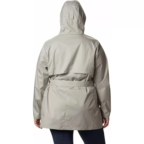 Columbia Womens Pardon My Trench Rain JacketFlint Grey