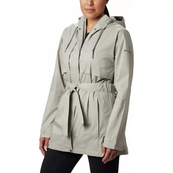 Columbia Womens Pardon My Trench Rain JacketFlint Grey