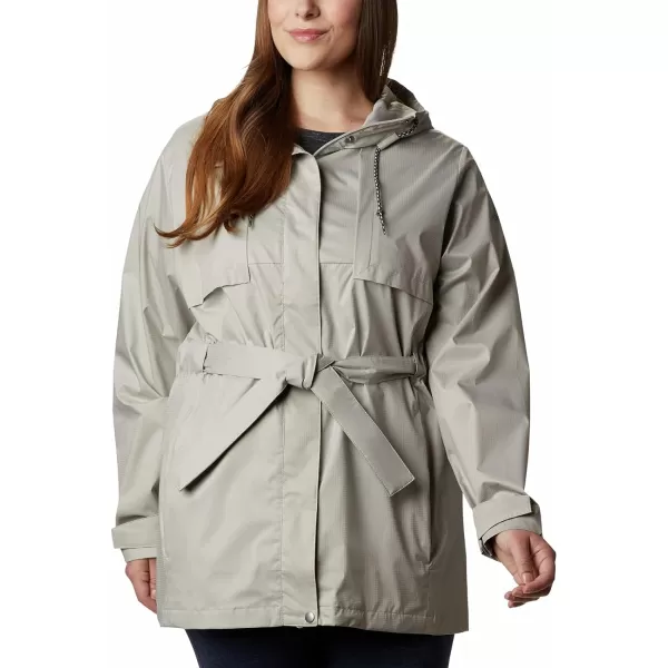 Columbia Womens Pardon My Trench Rain JacketFlint Grey