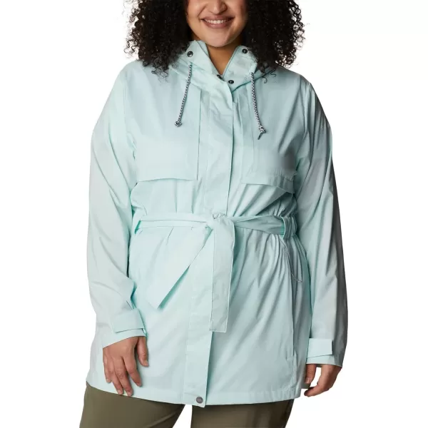 Columbia Womens Pardon My Trench Rain JacketIcy Morn