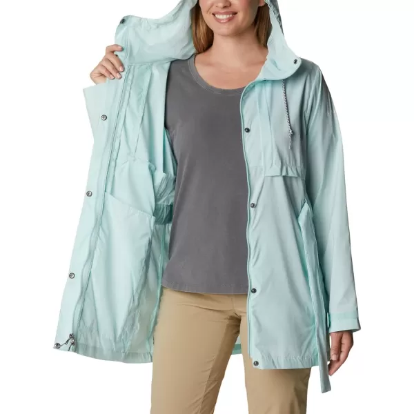 Columbia Womens Pardon My Trench Rain JacketIcy Morn