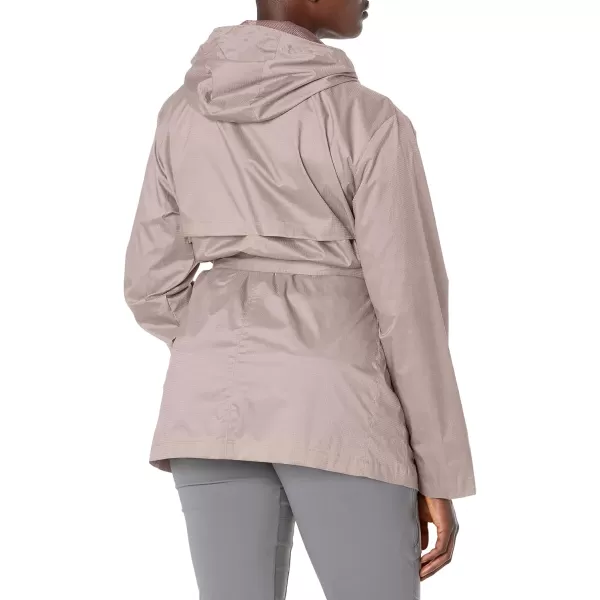 Columbia Womens Pardon My Trench Rain JacketMauve Vapor