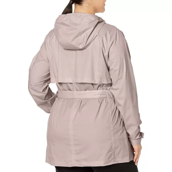 Columbia Womens Pardon My Trench Rain JacketMauve Vapor