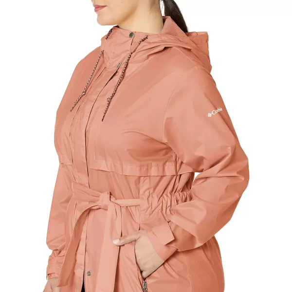 Columbia Womens Pardon My Trench Rain JacketNova Pink