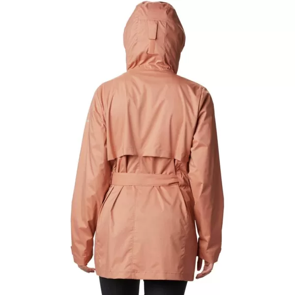 Columbia Womens Pardon My Trench Rain JacketNova Pink