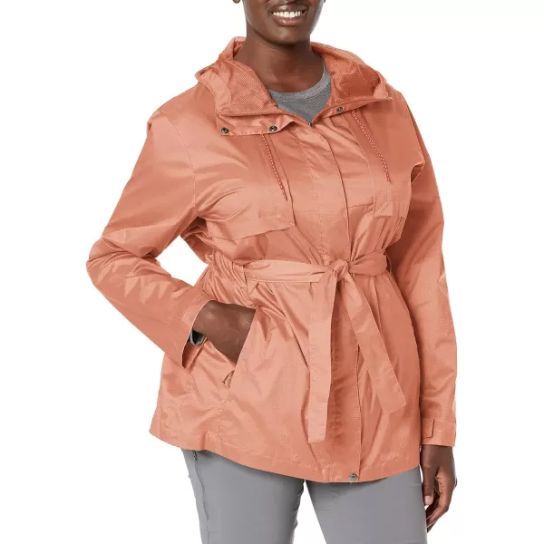 Columbia Womens Pardon My Trench Rain JacketNova Pink