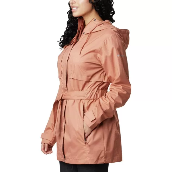 Columbia Womens Pardon My Trench Rain JacketNova Pink