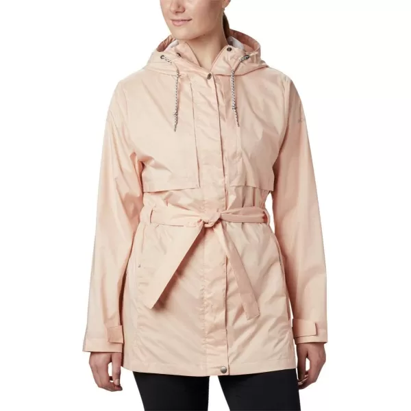 Columbia Womens Pardon My Trench Rain JacketPeach Cloud