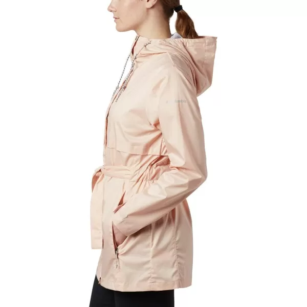 Columbia Womens Pardon My Trench Rain JacketPeach Cloud