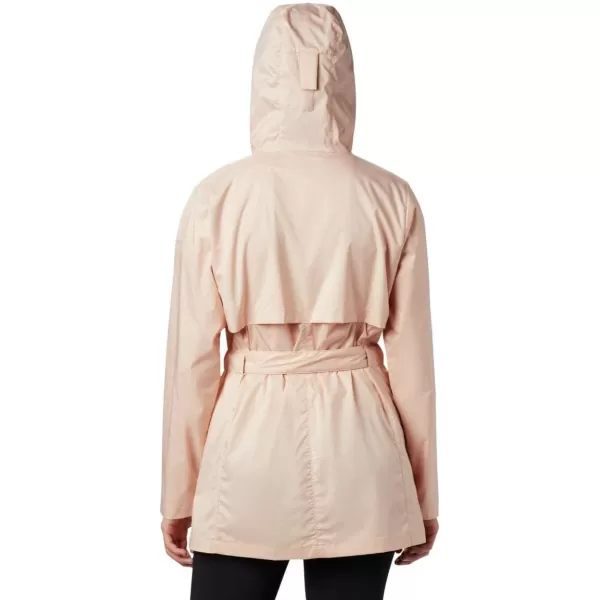 Columbia Womens Pardon My Trench Rain JacketPeach Cloud