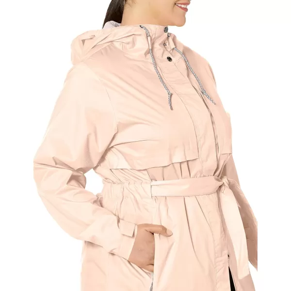 Columbia Womens Pardon My Trench Rain JacketPeach Cloud