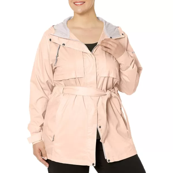 Columbia Womens Pardon My Trench Rain JacketPeach Cloud