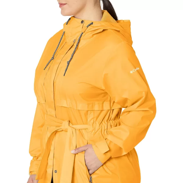 Columbia Womens Pardon My Trench Rain JacketRaw Honey