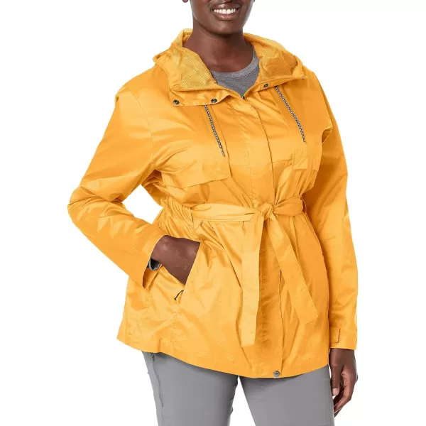 Columbia Womens Pardon My Trench Rain JacketRaw Honey