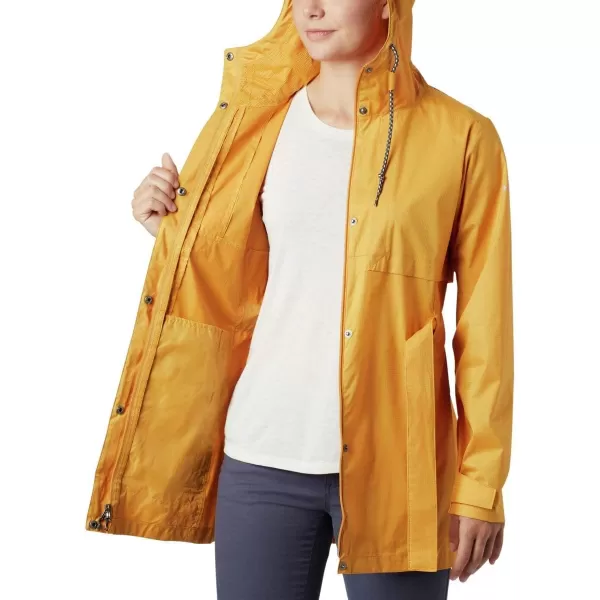 Columbia Womens Pardon My Trench Rain JacketRaw Honey