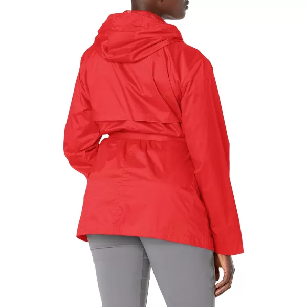 Columbia Womens Pardon My Trench Rain JacketRed Lilly