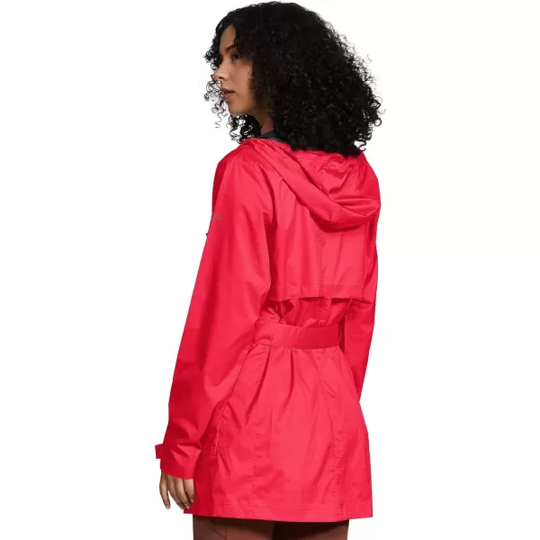 Columbia Womens Pardon My Trench Rain JacketRed Lily