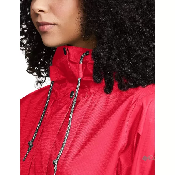 Columbia Womens Pardon My Trench Rain JacketRed Lily