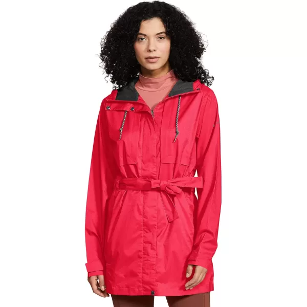 Columbia Womens Pardon My Trench Rain JacketRed Lily