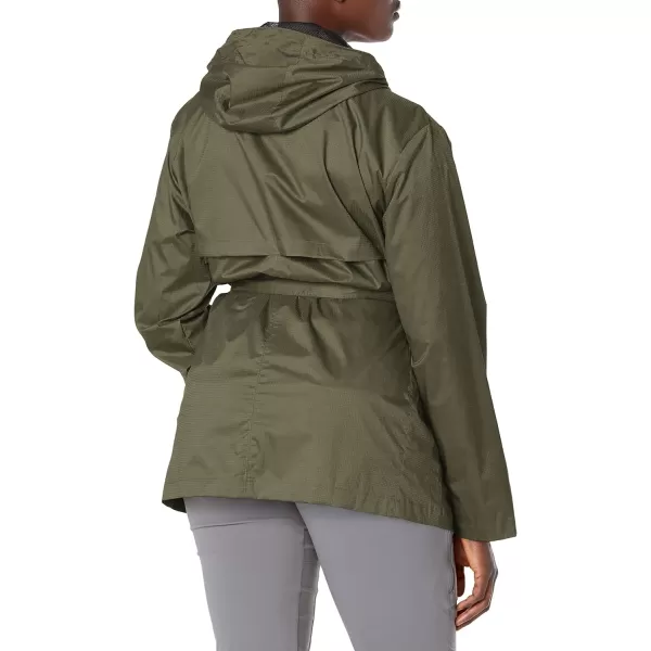 Columbia Womens Pardon My Trench Rain JacketStone Green