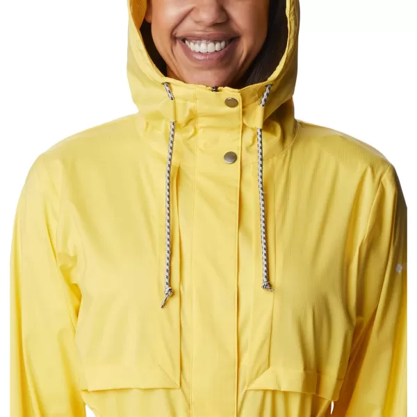 Columbia Womens Pardon My Trench Rain JacketSun Glow