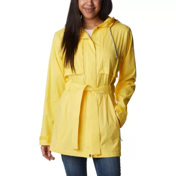 Columbia Womens Pardon My Trench Rain JacketSun Glow