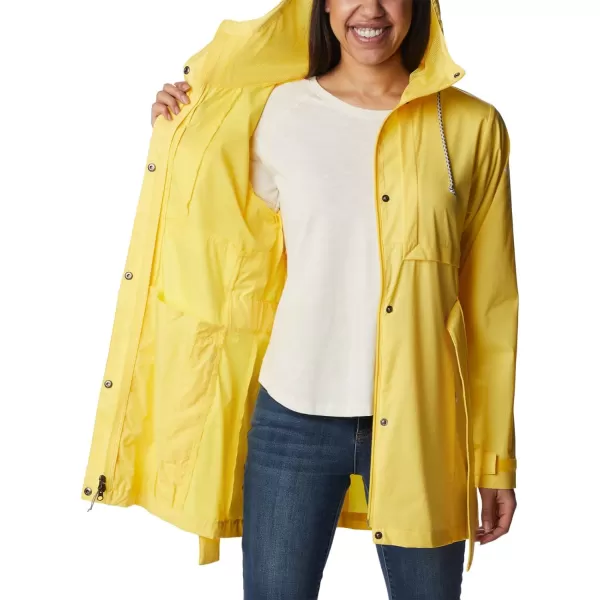 Columbia Womens Pardon My Trench Rain JacketSun Glow