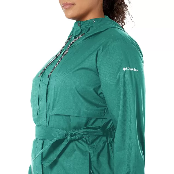 Columbia Womens Pardon My Trench Rain JacketWaterfall