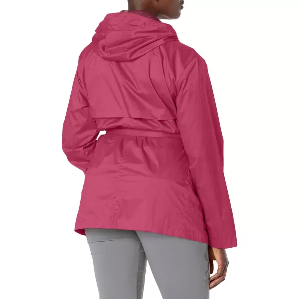 Columbia Womens Pardon My Trench Rain JacketWine Berry