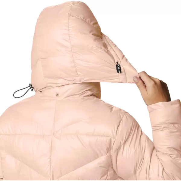 Columbia Womens Peak to Park Ii Insulated Hooded JacketPeach Blossom Gunmetal