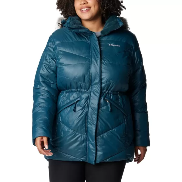 Columbia Womens Peak to Park Ii Mid Insulated JacketNight Wave Gunmetal