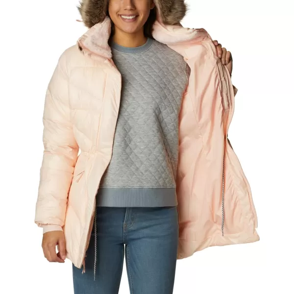 Columbia Womens Peak to Park Ii Mid Insulated JacketPeach Blossom Gunmetal